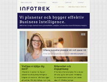 Tablet Screenshot of infotrek.se